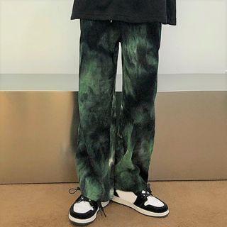 Corduroy Tie Dye Harem Pants