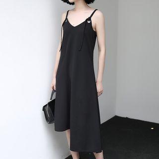 Tie Strap Midi Dress