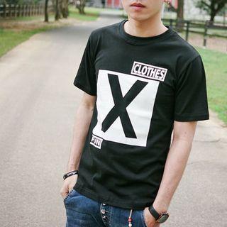 Cube Print Short-sleeve T-shirt