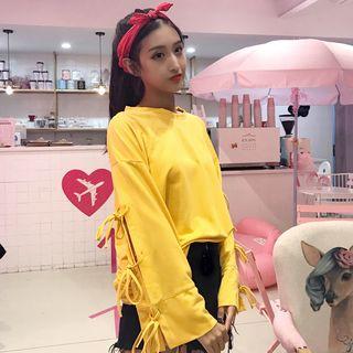 Bell Sleeve Bow Pullover