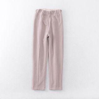 Slim-fit High-waist Woolen Pants