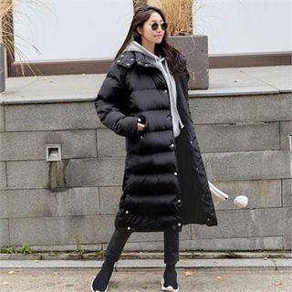 Hooded High-neck Padded Coat