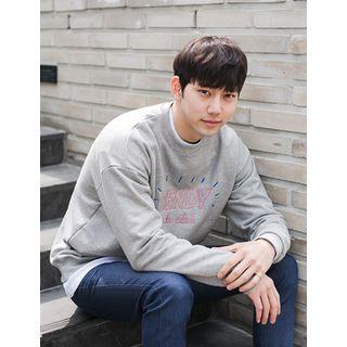 Long-sleeve Logo-front T-shirt