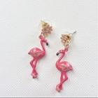 Flamingo Flower Earrings