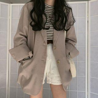 Single-breasted Oversize Blazer
