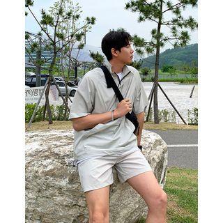 Anorak Top & Track Shorts Matching Set