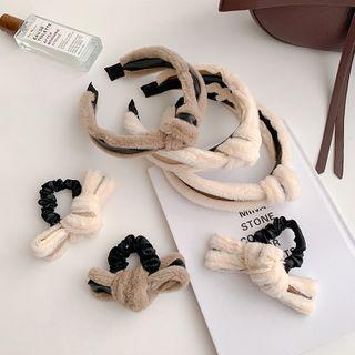 Knot Chenille Headband / Hair Tie
