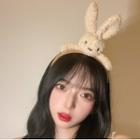 Rabbit Accent Hair Band Khaki - One Size
