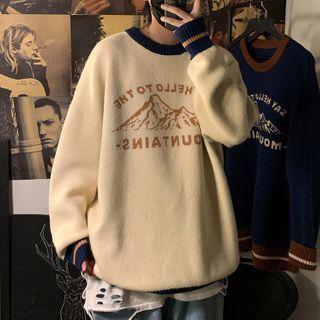 Round-neck Knitted Sweater