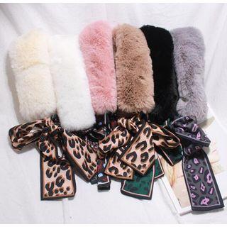 Faux-fur Tie Scarf