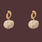 Pom Pom Alloy Dangle Earring 1 Pair - Gold - One Size