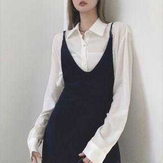 Shirt / Overall Sheath Dress