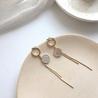 Disc Threader Earring