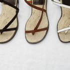Strappy Espadrille Flat Sandals
