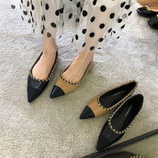 Pointy Chained Flats
