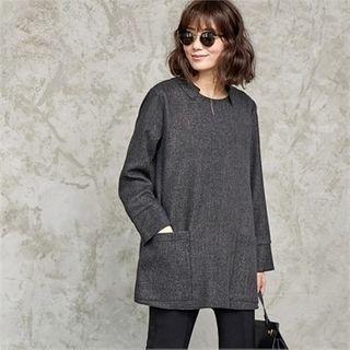 Collar-detail Pocket-detail Top