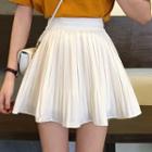 Crinkle Mini A-line Skirt
