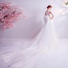 Sleeveless Embellished Wedding Gown