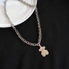 Bear Charm Chain Necklace
