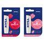 Nivea - 24h Melt-in Moisture Care & Color Lip Balm 1 Pc - 2 Types