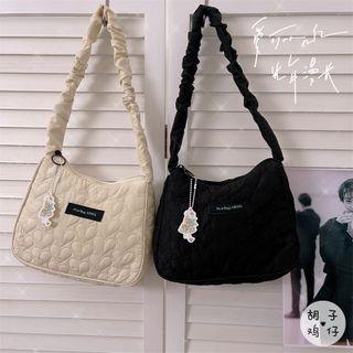 Heart Padded Shoulder Bag
