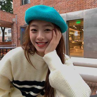 British Plain Woolen Beret