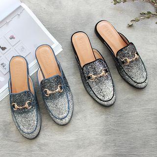 Glittering Mules