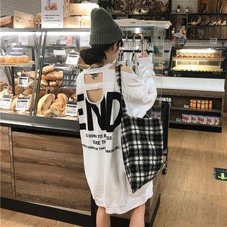 Long-sleeve Cutout Long Pullover