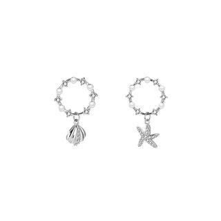 Star Faux Pearl Earring