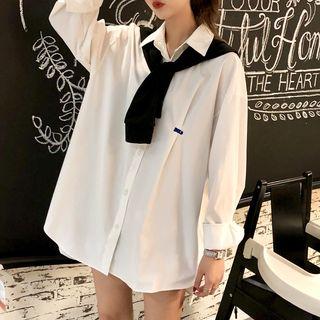 Set: Boxy Shirt + Shawl