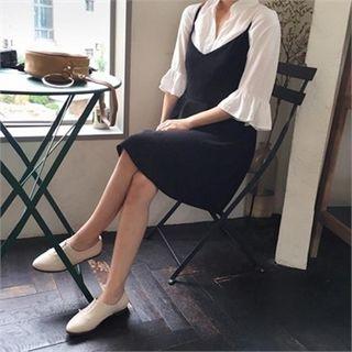 Spaghetti-strap Tie-back Dress