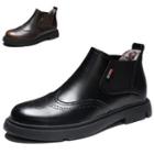 Wingtip Genuine-leather Short Boots