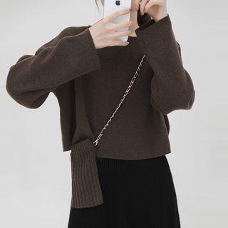 Cropped Crew-neck Sweater