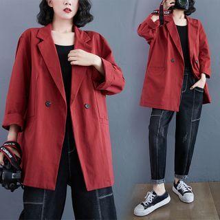 Double-breasted Blazer Red - One Size
