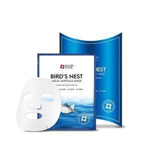 Snp - Birds Nest Aqua Ampoule Mask Set 25ml X 10 Pcs