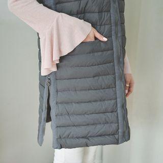 Duck Down Padded Long Vest