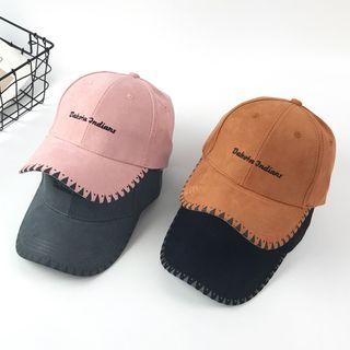 Embroidery Patterned Trim Baseball Cap