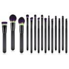 Set Of 15: Makeup Brush 15 Pieces - T-15-020 - One Size