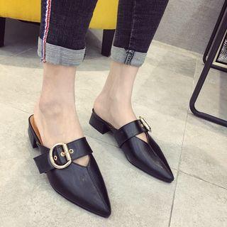 Belted Mules