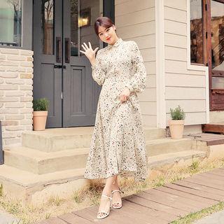 Floral Print Long Shirtdress