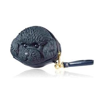 Mini Poodle 3d Bag Navy Blue-one Size