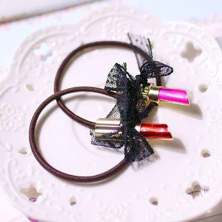 Lip Stick Hair Tie