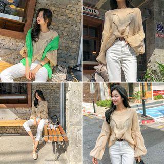 Lightweight Cable Sweater