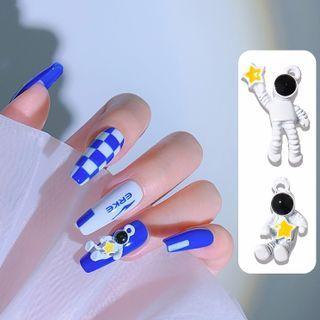Set Of 2: Astronaut Nail Art Decoration