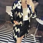 Patterned Long Jacket