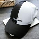 Embroidered Color Block Baseball Cap