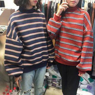 Striped Oversized Pullover