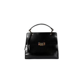 Metal-closure Flap Satchel