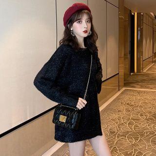 Cut Out Glitter Sweater