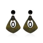 Personalized Green Earrings